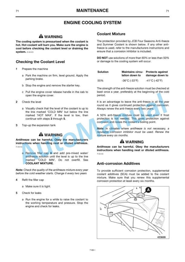 JCB 722 Articulated Dump Truck Operator Handbook 9801-7180 3 JCB 722 Articulated Dump Truck Operator Handbook 9801-7180 - Image 3
