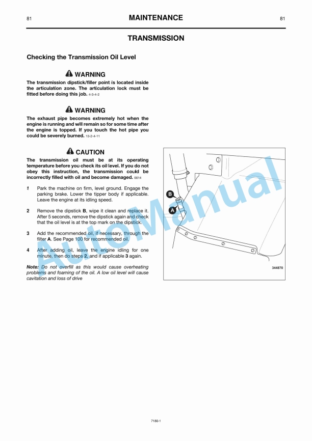 JCB 722 Articulated Dump Truck Operator Handbook 9801-7180 4 JCB 722 Articulated Dump Truck Operator Handbook 9801-7180 - Image 4