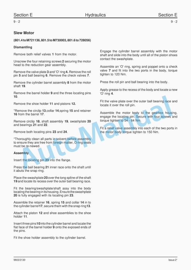 Alternative view of JCB 801.4, 801.5, 801.6 Service Manual 9803-3130