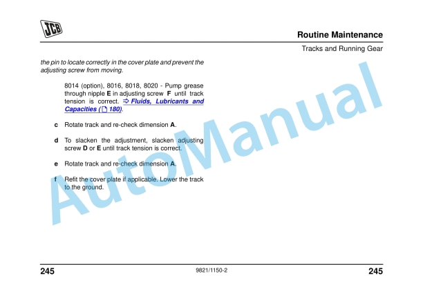 JCB 8014 CTS, 8016 CTS, 8018 CTS, 8020 CTS Operator Manual 9821-1150 5 JCB 8014 CTS, 8016 CTS, 8018 CTS, 8020 CTS Operator Manual 9821-1150 - Image 5