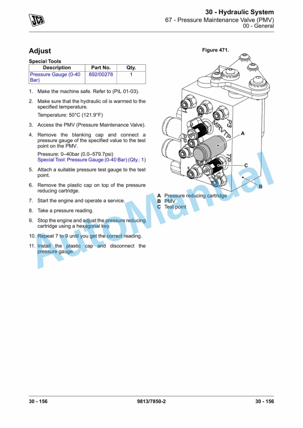 JCB 8026 CTS, JCB 30PLUS Compact Excavator Service Manual 9813-7850 5 JCB 8026 CTS, JCB 30PLUS Compact Excavator Service Manual 9813-7850 - Image 5