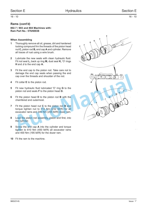 JCB 802.7 Plus, 802.7 Super, 803 Plus, 803 Super, 804 Plus, 804 Super Service Manual 9803-3145 3 JCB 802.7 Plus, 802.7 Super, 803 Plus, 803 Super, 804 Plus, 804 Super Service Manual 9803-3145 - Image 3