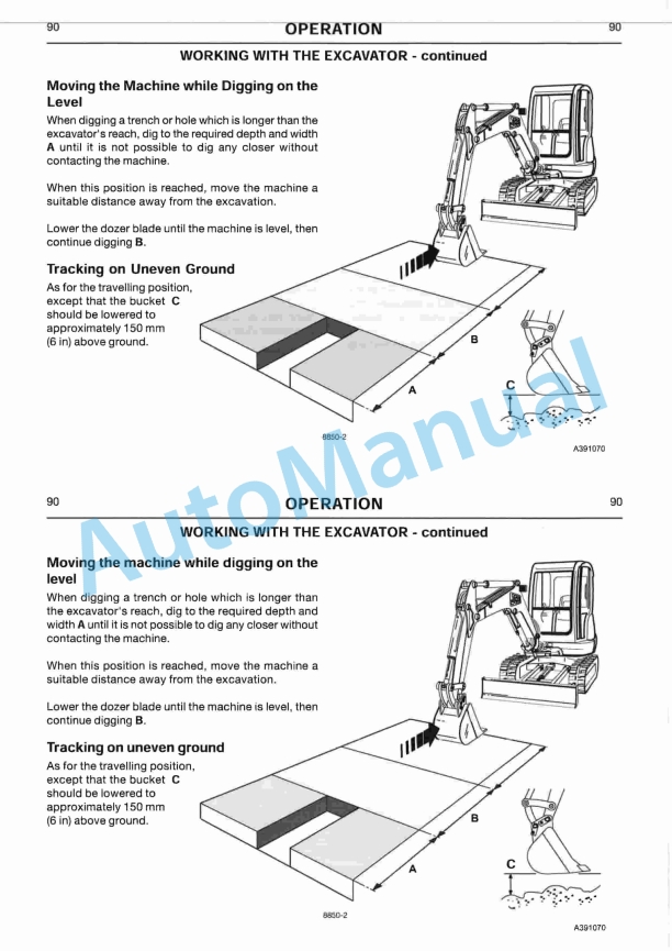 JCB 8027Z, 8032Z Operator Handbook 9801-8850-2