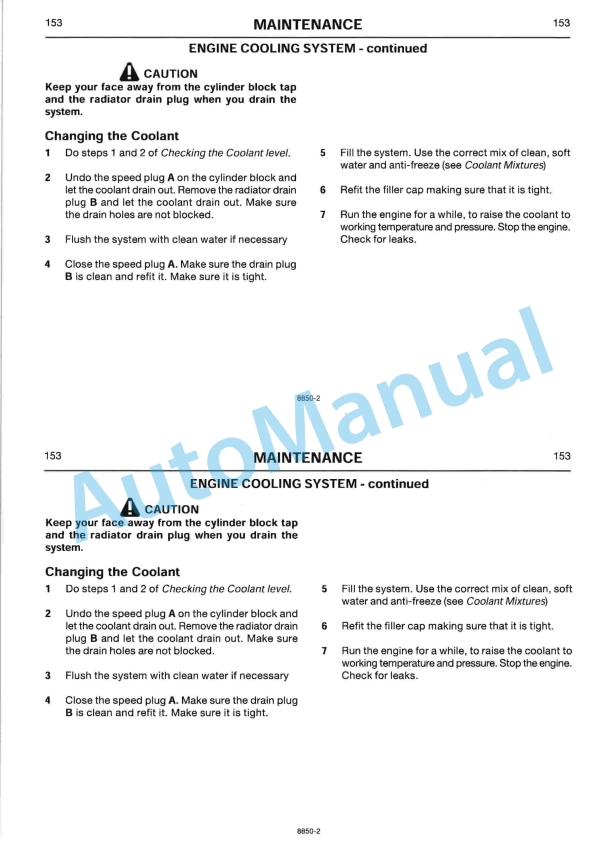 JCB 8027Z, 8032Z Operator Handbook 9801-8850-5