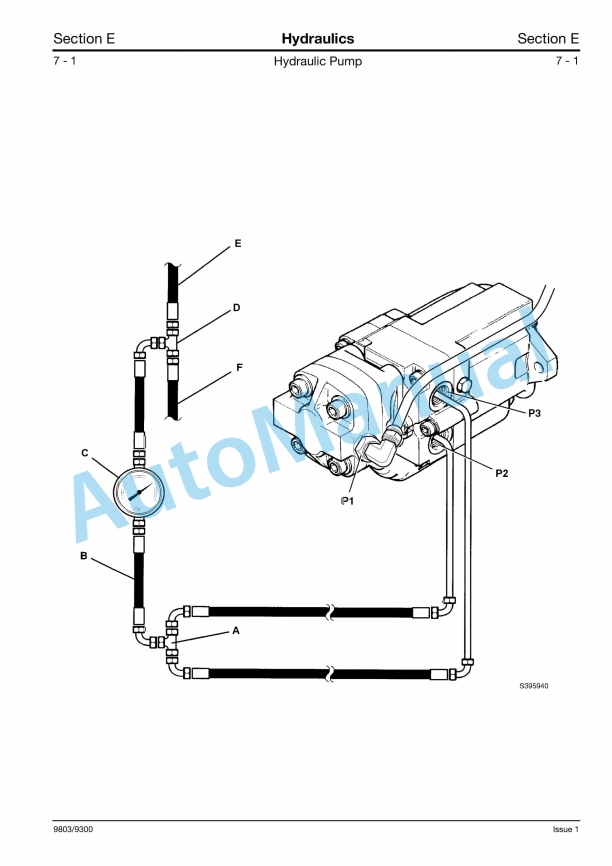 JCB 8027Z, 8032Z Service Manual 9803-9300 3 JCB 8027Z, 8032Z Service Manual 9803-9300 - Image 3