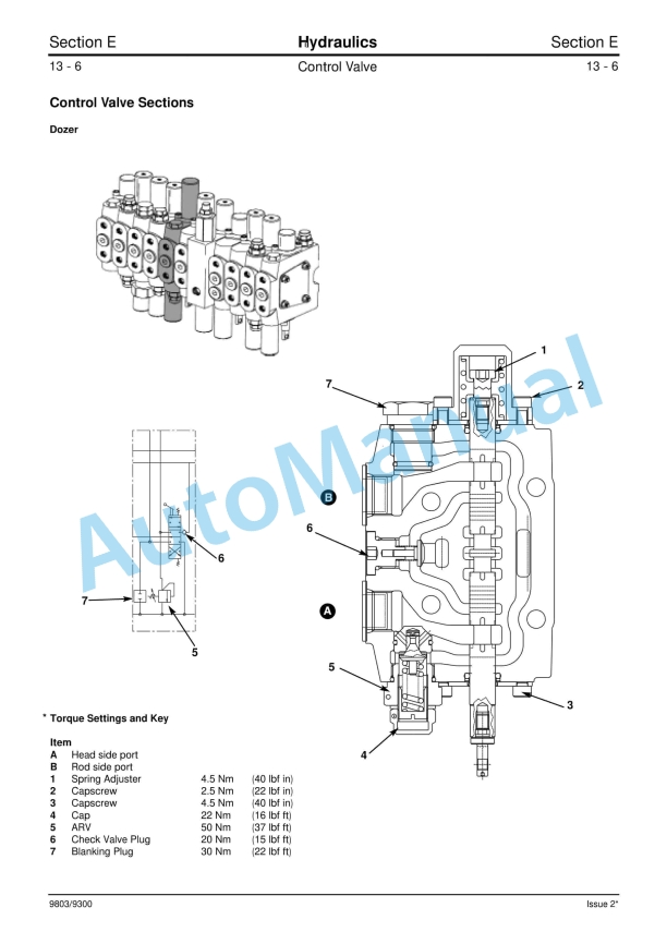 JCB 8027Z, 8032Z Service Manual 9803-9300 4 JCB 8027Z, 8032Z Service Manual 9803-9300 - Image 4