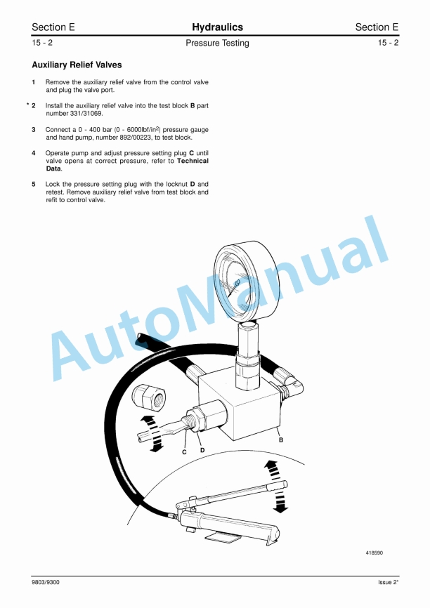 JCB 8027Z, 8032Z Service Manual 9803-9300 5 JCB 8027Z, 8032Z Service Manual 9803-9300 - Image 5