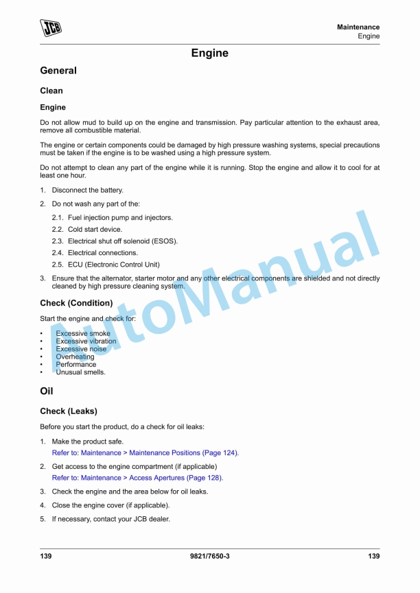 JCB 8029 CTS Operator Manual 9821-7650 4 JCB 8029 CTS Operator Manual 9821-7650 - Image 4
