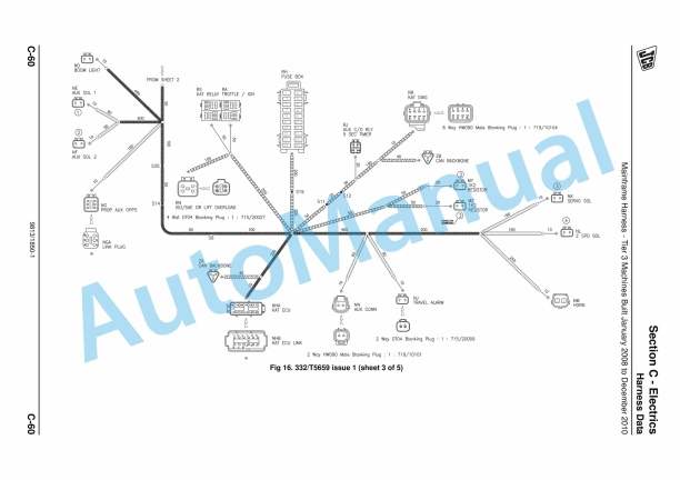 Alternative view of JCB 8040, 8045, 8050, 8055 Service Manual 9813-1850