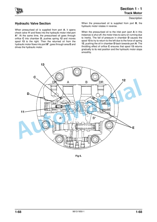 JCB 8040, 8045, 8050, 8055 Service Manual 9813-1850 4 JCB 8040, 8045, 8050, 8055 Service Manual 9813-1850 - Image 4
