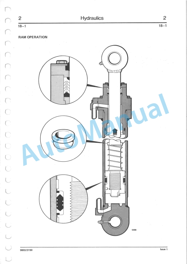 Alternative view of JCB 805, 805B, 806B, 807B, 808 Service Manual 9803-3150