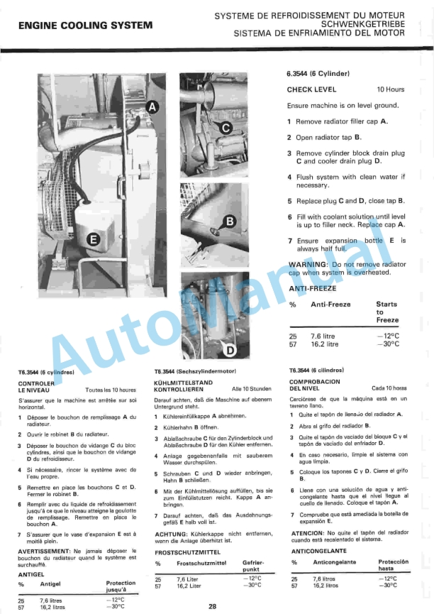 JCB 805B Turbo, 806C, 807C Operator Manual 9801-6300 2 JCB 805B Turbo, 806C, 807C Operator Manual 9801-6300-2