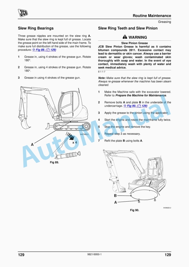 JCB 8085 ZTS Operator Manual 9821-6950 3 JCB 8085 ZTS Operator Manual 9821-6950 - Image 3