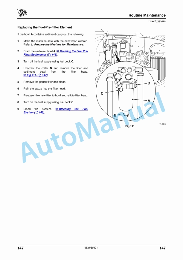 JCB 8085 ZTS Operator Manual 9821-6950 4 JCB 8085 ZTS Operator Manual 9821-6950 - Image 4