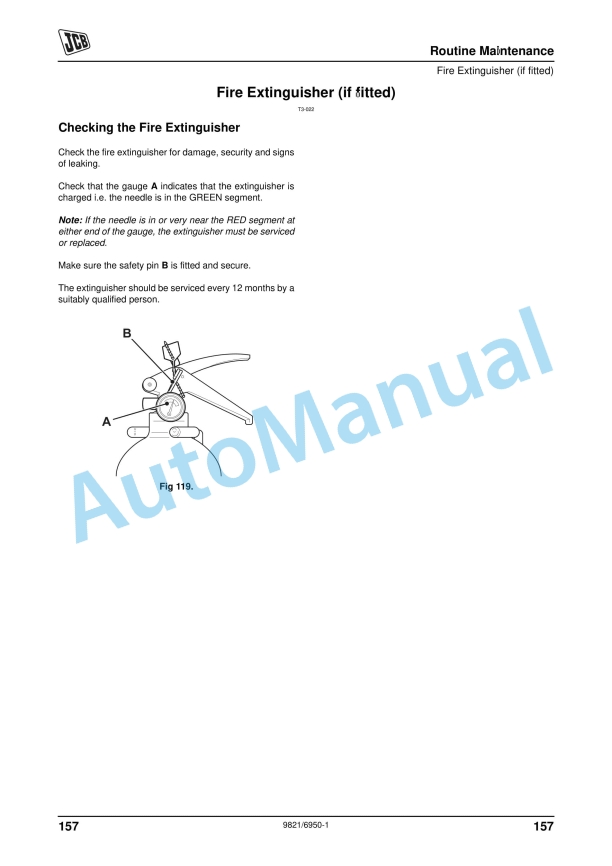 JCB 8085 ZTS Operator Manual 9821-6950 5 JCB 8085 ZTS Operator Manual 9821-6950 - Image 5