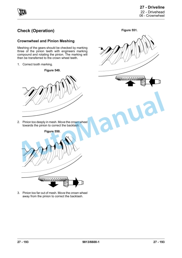 JCB 926, 930, 940, 945, 950 Rough Terrain Truck Service Manual 9813-6600 3 JCB 926, 930, 940, 945, 950 Rough Terrain Truck Service Manual 9813-6600 - Image 3