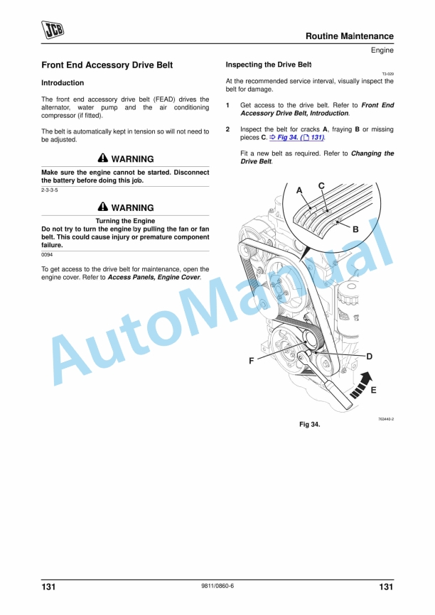 JCB 926, 930, 940 RTFL Operator Manual 9811-0860 4 JCB 926, 930, 940 RTFL Operator Manual 9811-0860 - Image 4