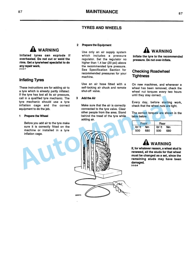 JCB 926, 930 Operator Handbook 9801-7556-3