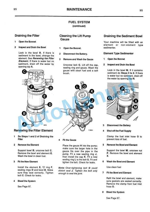 JCB 926, 930 Operator Handbook 9801-7556-4