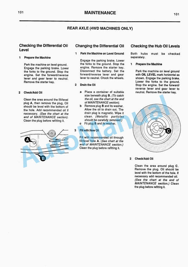 JCB 926, 930 Operator Handbook 9801-7556-5