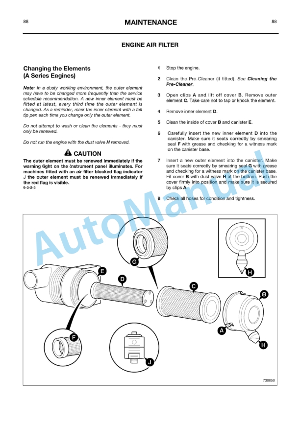 JCB 926, 930 Operator Manual 3 JCB 926, 930 Operator Manual - Image 3