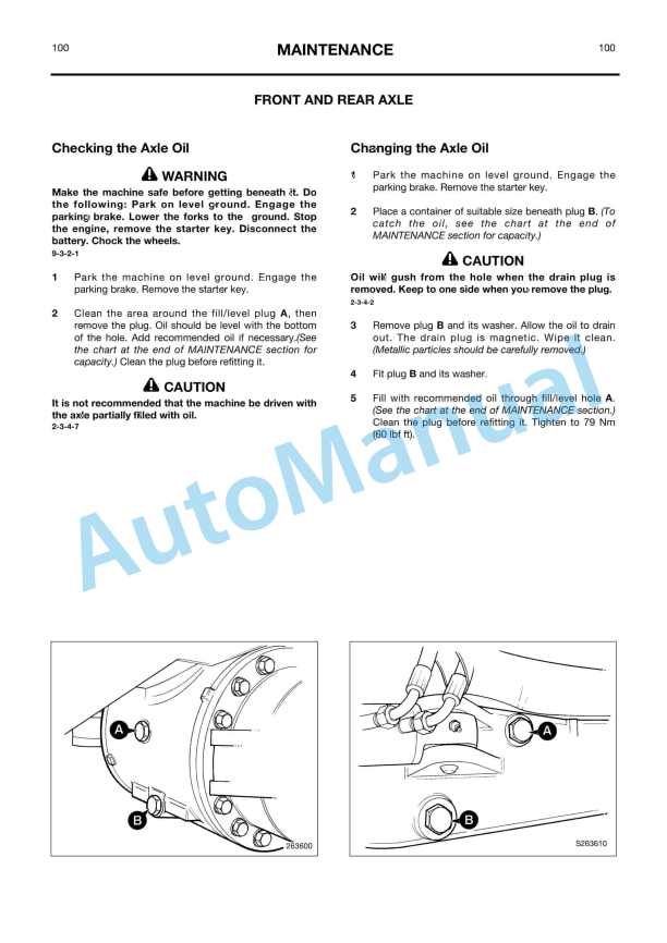 JCB 926, 930 Operator Manual 5 JCB 926, 930 Operator Manual - Image 5