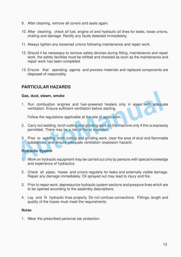 Alternative view of JCB ATS 6002 Vibrating Plate Instruction Manual 06401-80120
