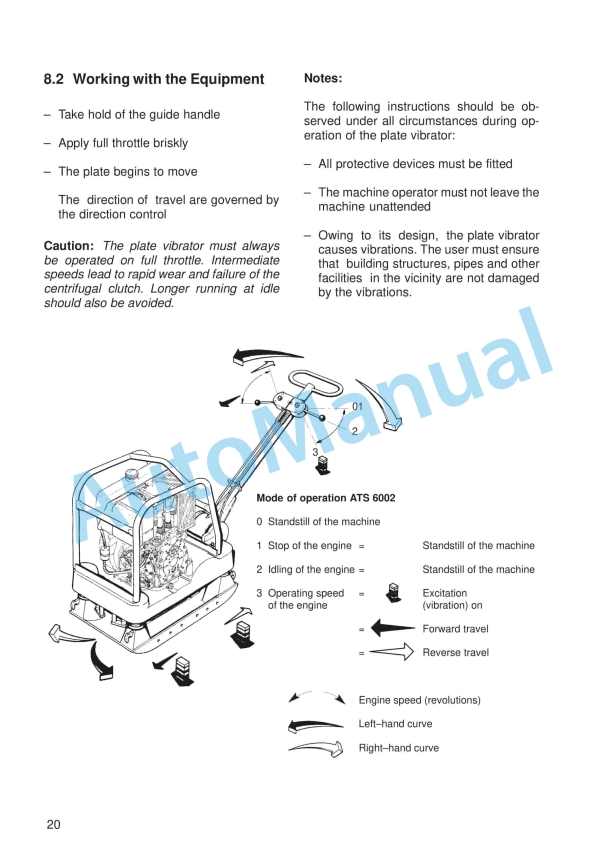 JCB ATS 6002 Vibrating Plate Instruction Manual 06401-80120 5 JCB ATS 6002 Vibrating Plate Instruction Manual 06401-80120 - Image 5