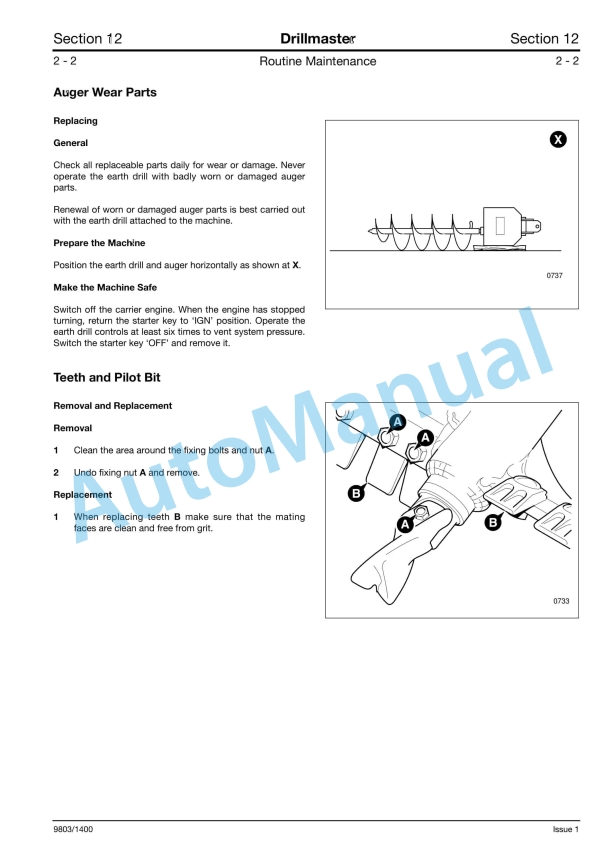 JCB Attachments Service Manual 9803-1400-5