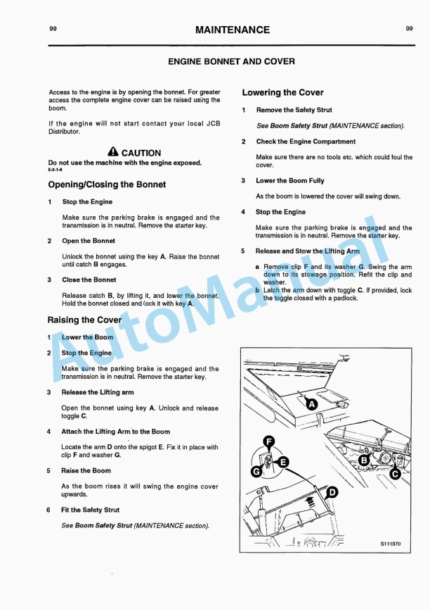 JCB Basic Servo Machines Loadall Operator Handbook 9801-7970 2 JCB Basic Servo Machines Loadall Operator Handbook 9801-7970-2