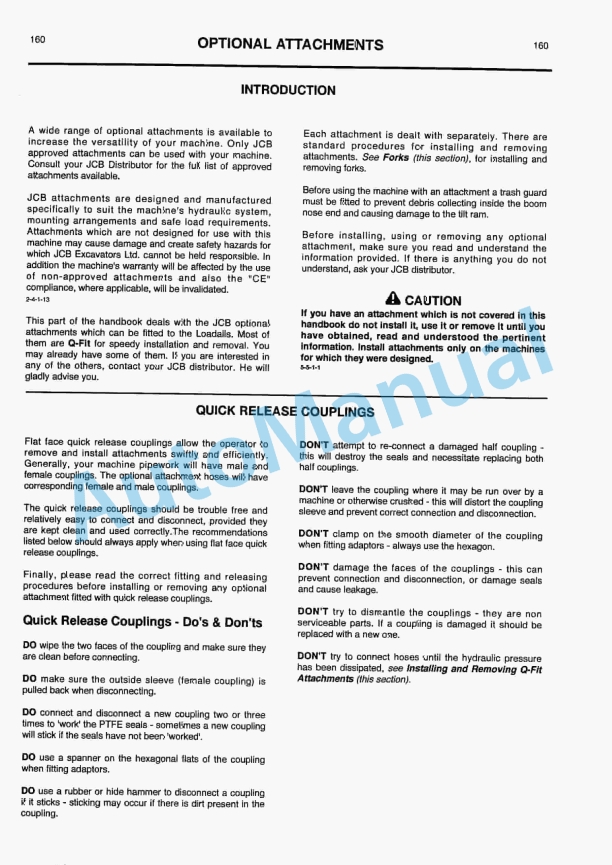 JCB Basic Servo Machines Loadall Operator Handbook 9801-7970 4 JCB Basic Servo Machines Loadall Operator Handbook 9801-7970-4