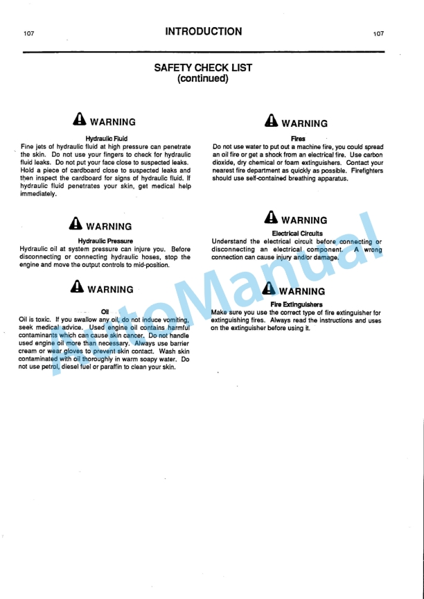 JCB Beaver Handbook And Parts Manual 9800-9001-2