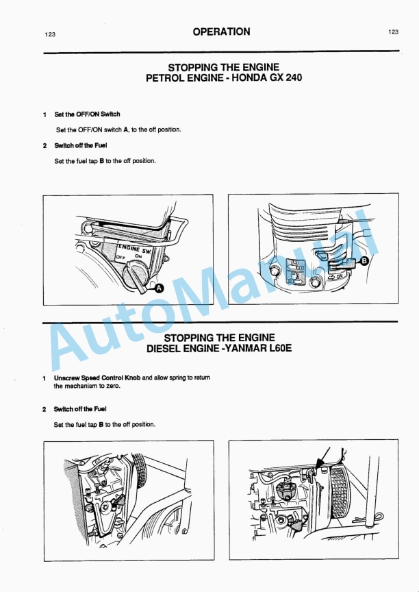 JCB Beaver Handbook And Parts Manual 9800-9001-3