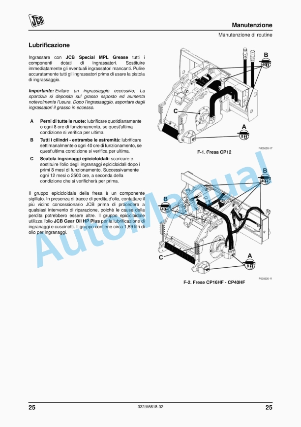 JCB Cold Planer Operator Manual 332-A6618-02 5 JCB Cold Planer Operator Manual 332-A6618-02 - Image 5