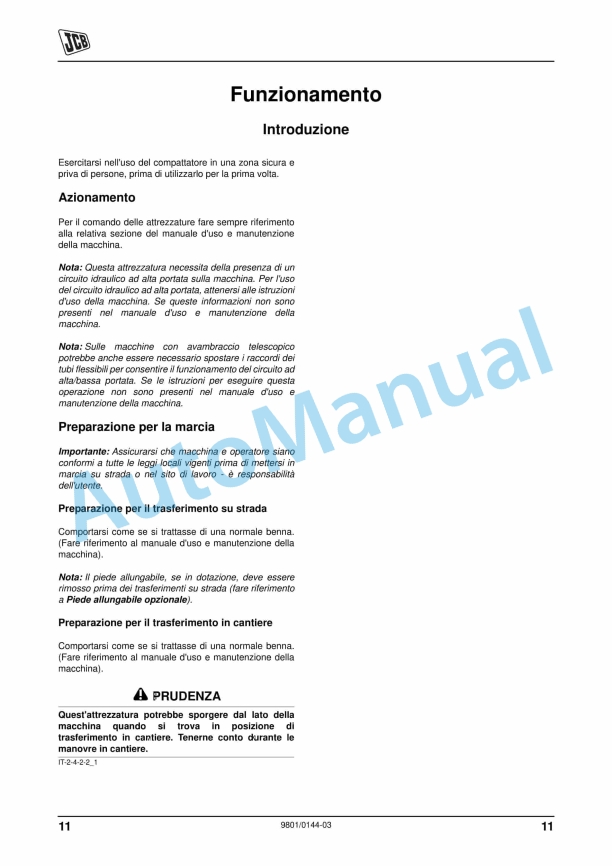 JCB Compactor Operator Manual 9801-0144-03 4 JCB Compactor Operator Manual 9801-0144-03 - Image 4