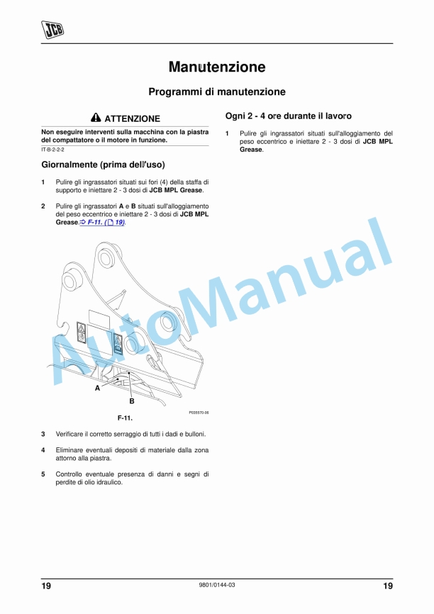 JCB Compactor Operator Manual 9801-0144-03 5 JCB Compactor Operator Manual 9801-0144-03 - Image 5