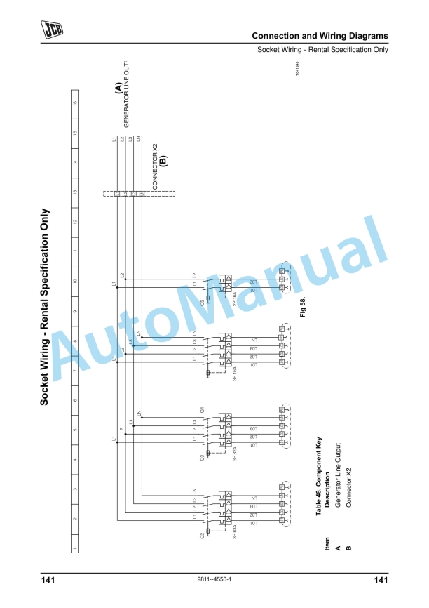 JCB CP1, CP2 Wiring Diagrams 9811-4550-5