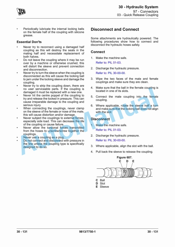 JCB CT160, CT260 Tandem Roller Service Manual 9813-7750 3 JCB CT160, CT260 Tandem Roller Service Manual 9813-7750 - Image 3