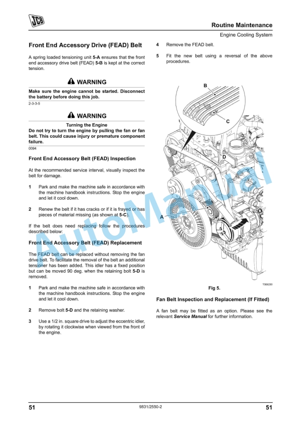 JCB Dieselmax 672 Mechanical Engine Operator Manual 9831-2550-2 2 JCB Dieselmax 672 Mechanical Engine Operator Manual 9831-2550-2 - Image 2
