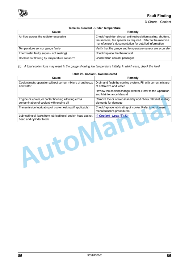 JCB Dieselmax 672 Mechanical Engine Operator Manual 9831-2550-2 5 JCB Dieselmax 672 Mechanical Engine Operator Manual 9831-2550-2 - Image 5