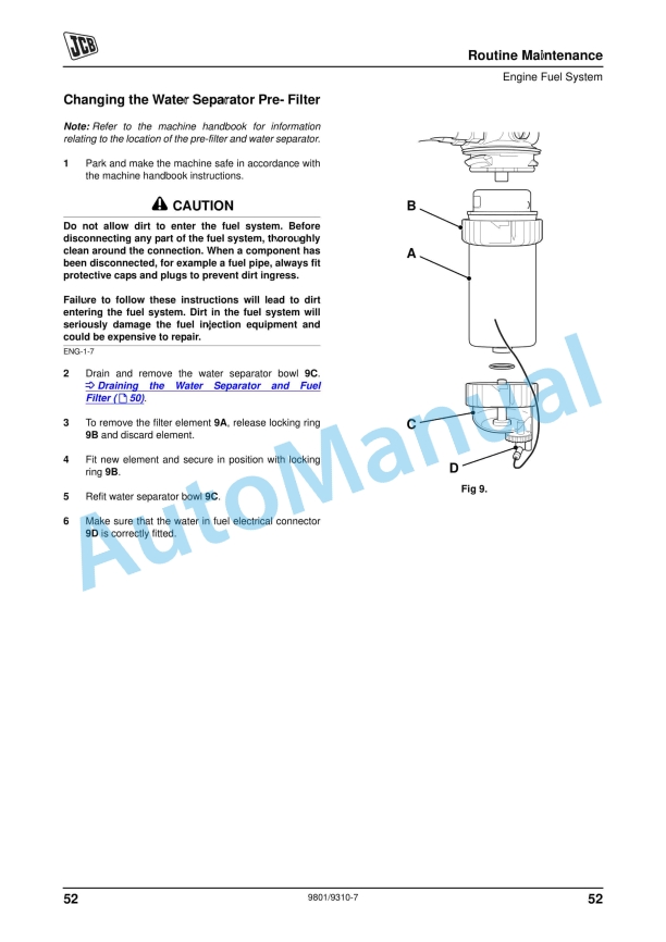 JCB Dieselmax Engine Operator Manual 9801-9310 2 JCB Dieselmax Engine Operator Manual 9801-9310 - Image 2