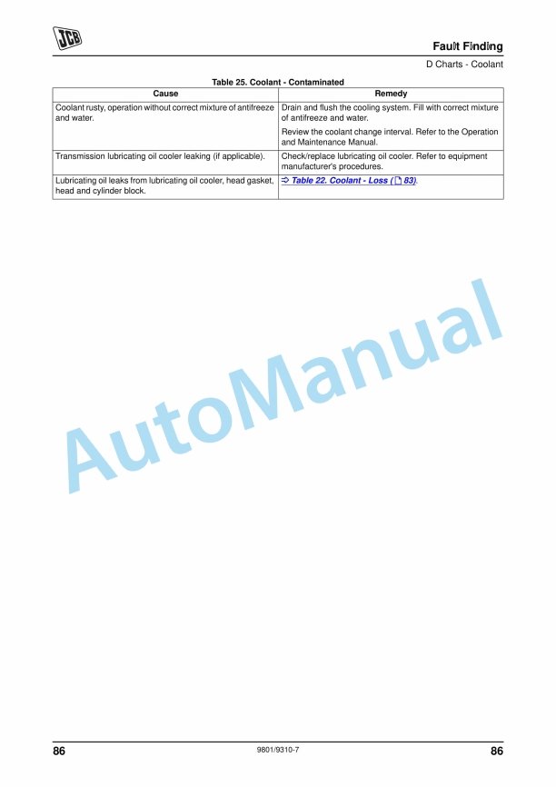 JCB Dieselmax Engine Operator Manual 9801-9310 5 JCB Dieselmax Engine Operator Manual 9801-9310 - Image 5