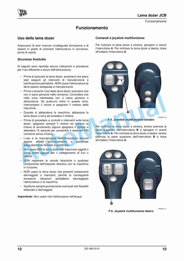 JCB Dozer Blade Operator Manual 332-A6619-01 2 JCB Dozer Blade Operator Manual 332-A6619-01 - Image 2