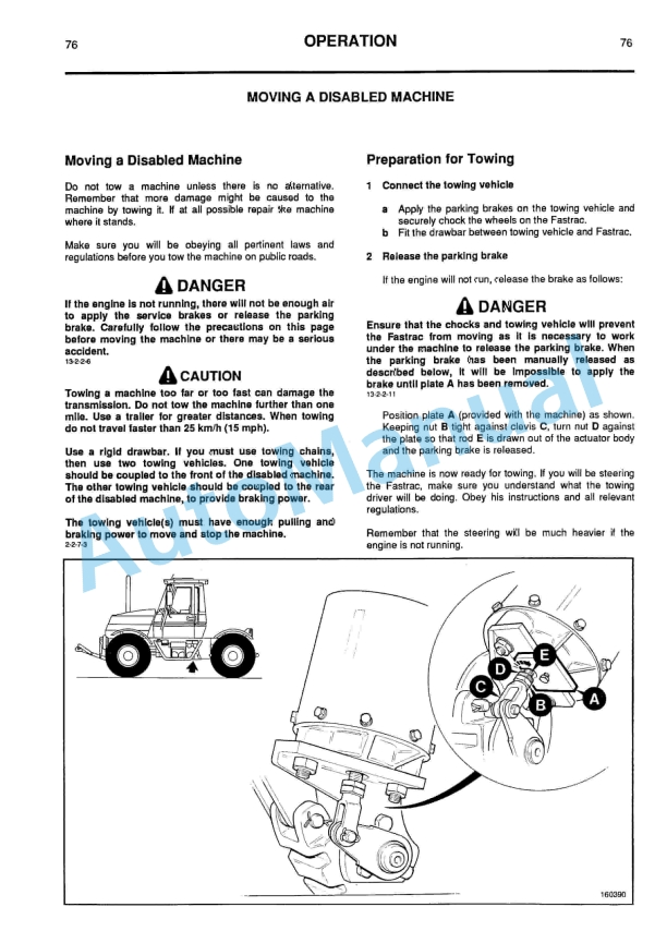 JCB Fastrac Operator Handbook 9801-1311-2