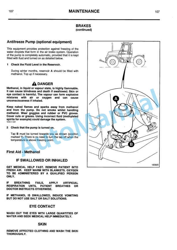 JCB Fastrac Operator Handbook 9801-1321-3