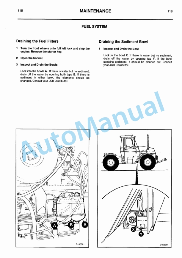 JCB Fastrac Operator Handbook 9801-1321-4