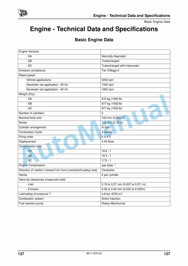 JCB G50R, G80R, G55X, G55QX, G66X, G66QX, G88X, G88QX, G110X, G110QX, G120X, G120QX Operator Manual 9811-1870 5 JCB G50R, G80R, G55X, G55QX, G66X, G66QX, G88X, G88QX, G110X, G110QX, G120X, G120QX Operator Manual 9811-1870 - Image 5