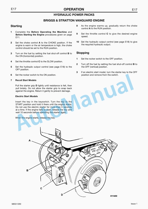 JCB HM 22, 25, 29, HM 25LV Breakers Service Manual 9803-1250 3 JCB HM 22, 25, 29, HM 25LV Breakers Service Manual 9803-1250-3