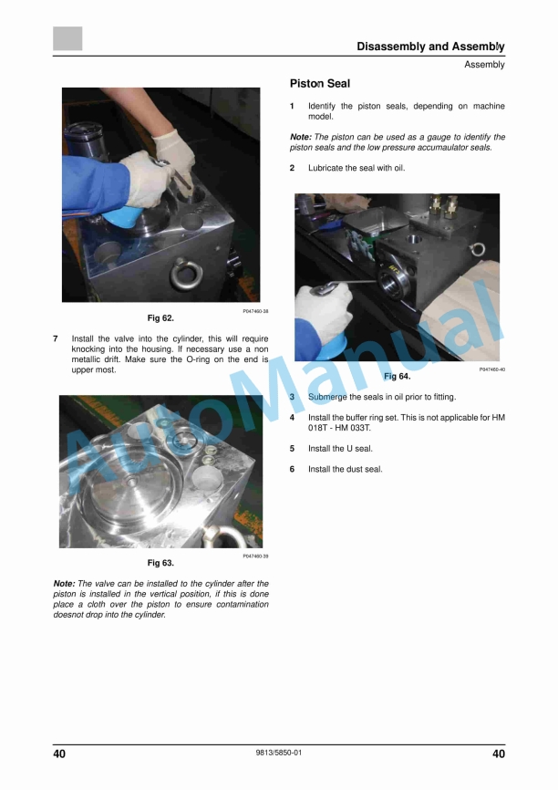 JCB HM012T - HM380T Hydraulic Breakers Service Manual 9813-5850 2 JCB HM012T - HM380T Hydraulic Breakers Service Manual 9813-5850 - Image 2