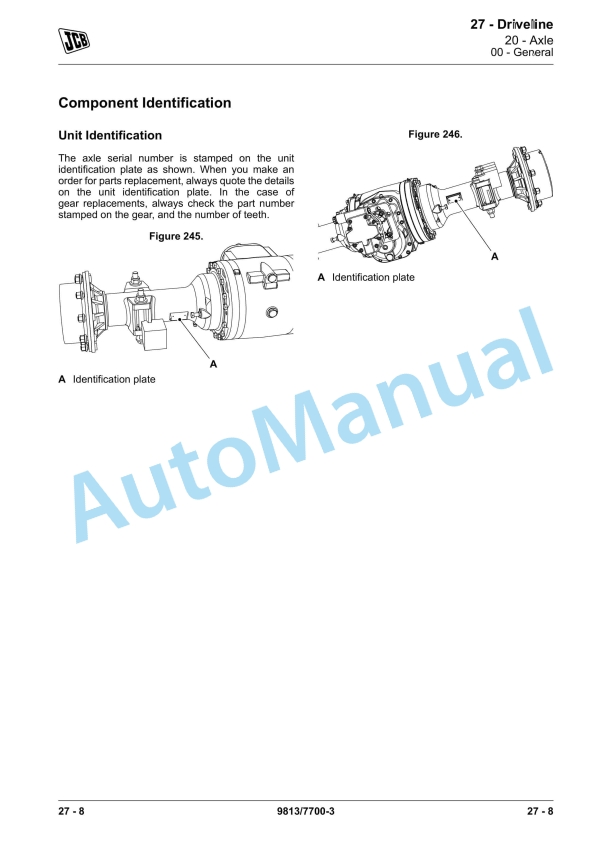 JCB JCB116, JCB116D, JCB116DD, VM116 Roller Service Manual 9813-7700 2 JCB JCB116, JCB116D, JCB116DD, VM116 Roller Service Manual 9813-7700 - Image 2